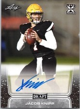 2020 Leaf Draft Autographs Insert #BA-JK3 JACOB KNIPP Signed Auto ROOKIE RC