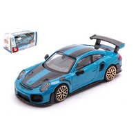Porsche 911 GT2 Rs Turquoise 1:43 Burago Auto Stradali -D- Neues Modell