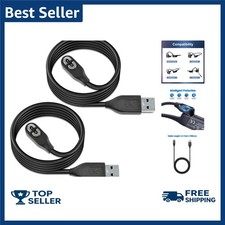 (2-Pack) Charging Cable for Shokz Aeropex/Openrun, Openrun Pro, Openrun Mini & O