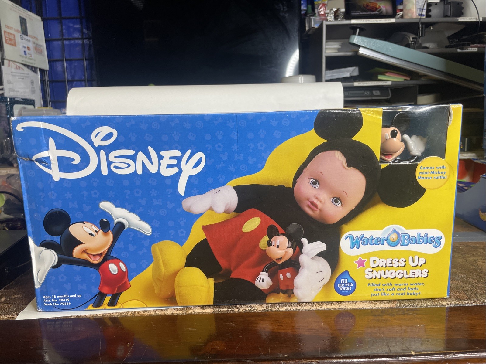 Disney Mickey Mouse Water Babies Dress Up Snugglers Doll W/ 