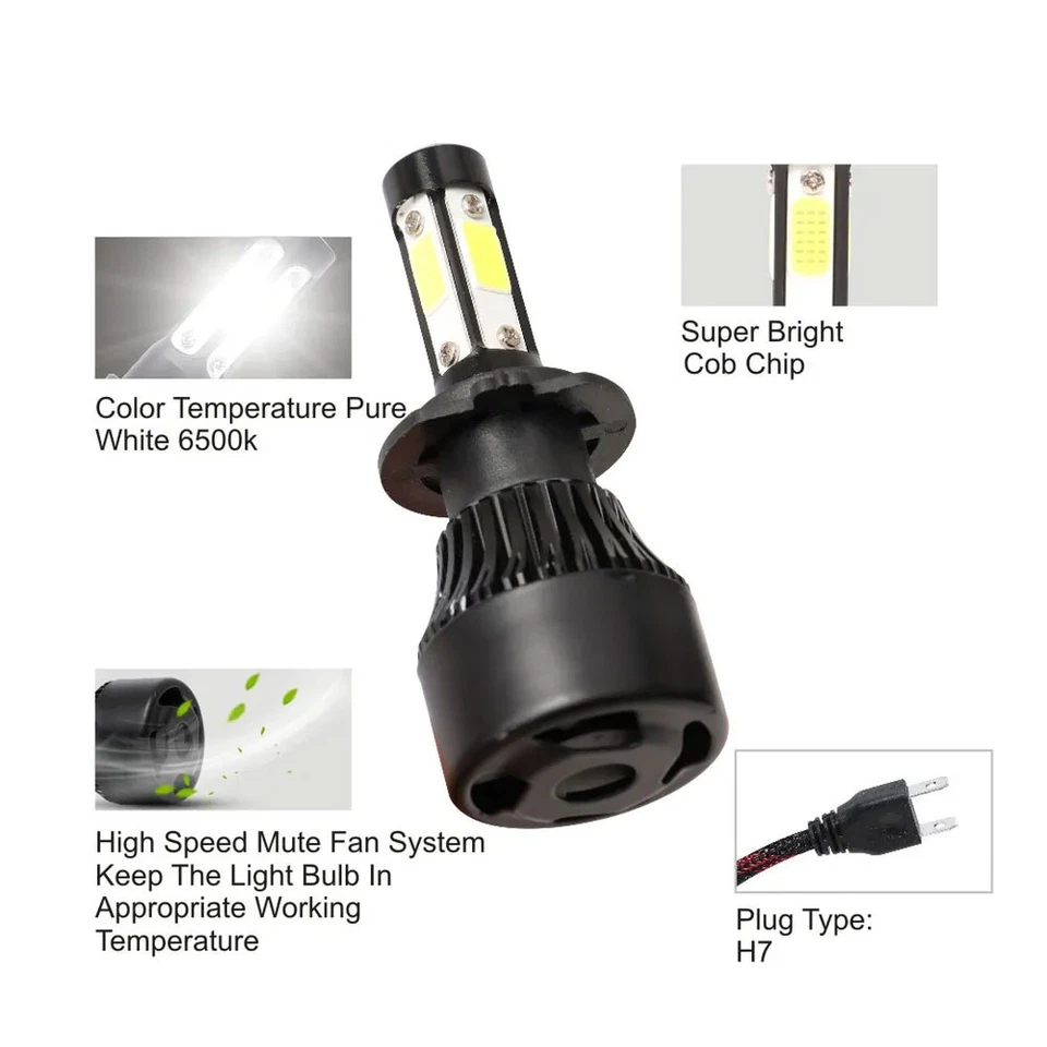 Kit de conversión de bombilla de faro LED H4 para Hino 145 165 185 258 268 338 Foto 3 de 4