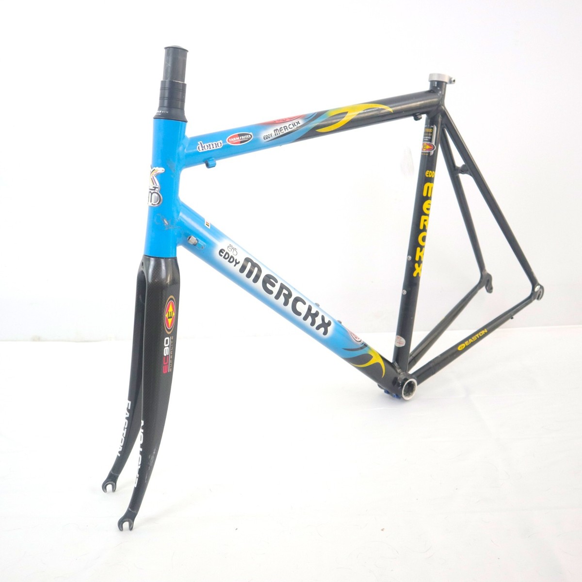 ま*く様 199A.Schacht Edixa-Mat-Travenar90mm Eddy Merckx Team SC 55cm Aluminum Frame Handmade Carbon Chainstays