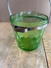Vintage Green Depression Glass not Etched Ice Bucket — photo 5