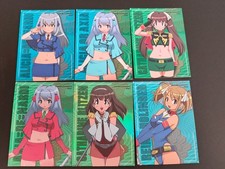 6 Holo Gundam Chronicle Card Set lot Axia Catharine Reiko Japanese eb211
