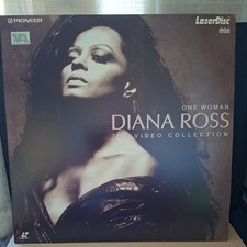 DIANA ROSS. ONE WOMAN - THE VIDEO COLLECTION. LASER DISC, PAL, EXCELLENT