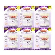 The Doctor's BrushPicks Interdental Toothpicks, 275 Ct 6-Pack 