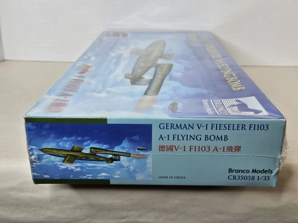 Kit de avión modelo bomba voladora Bronco 1/35 V-1 Fieseler Fi103 A-1 CB35058 SELLADO Foto 4 de 4