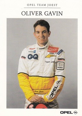 Autogrammkarte 10x15 cm DTM/ITC 1996 Oliver Gavin - Opel Calibra V6 4x4 (2)