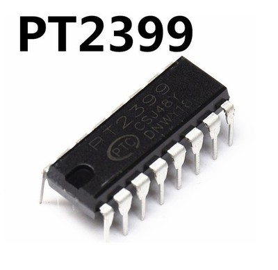 5PCS PT2399 DIP-16 Audio Digital Reverb Processing Circuit Chip IC YL *kk