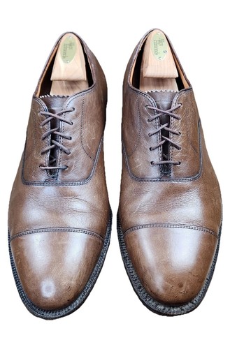 Alden Cap Toe Brown Shoes Sherman Brothers 920 Men’s Size 10D USA Leather