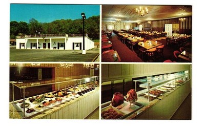 The COLONEL's INN Smorgasbord Evendale OH Vintage postcard unposted