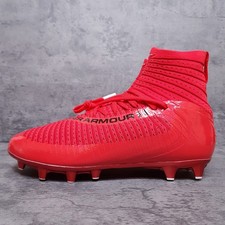 UNDER ARMOUR Highlight 2 MC Knit Football Cleats Mens 10.5 Red 3027304-600