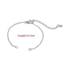 20pcs stainless steel diy bracelet making chain accessory 15 5cm