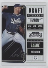 2018 Contenders Draft Picks Ticket /99 Chance Adams (Left Foot Obscured) #9 0c2