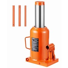 Hydraulic Bottle Jack, 50 Ton/110231 lbs Welded Bottle Jack with 11''-17.32'...