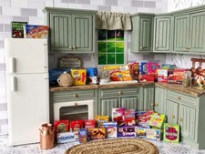 Dollhouse Miniature Food / 30 random pieces / FURNITURE NOT INCLUDED