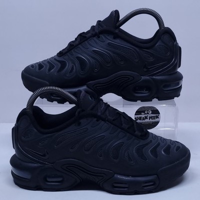 Nike Air Max TN Plus - UK Größe 4 - Turnschuhe Junior Sneaker Schuhe Triple Black 