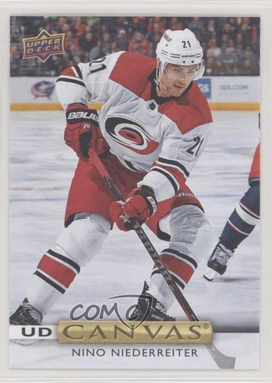 2019-20 Upper Deck UD Canvas Nino Niederreiter Hockey Card C26