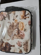 Cool Highland Cow Insulated Lunch Bag For Men Women Reusable Lunch Box Contai...