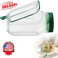 Plastic Salad Pod All-In-One Container Fresh Salad Bowl Meal Prep