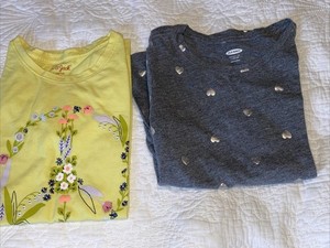 Cat & Jack / Old Navy Girls  T-shirt Bundle Size Large 10-12