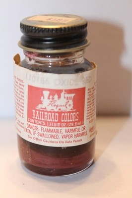 FLOQUIL RR PAINT 1oz. JAR - OXIDE RED (110186) (READ DESCRIPTION/ DISCLAIMER)