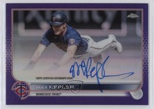 2022 Topps Chrome Veteran Purple Refractor 98/250 Max Kepler #CVA-MK Auto 16q7
