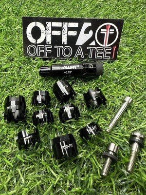 ALL - FIT Universal Driver Schaft Adapter / 9 Stück Kit / Manschetten & Schrauben 0,335