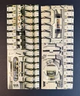 Vintage Star Wars Death Star CARDBOARD BACKDROP Pair 2 Set Original 1978 Kenner
