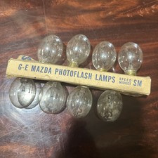 Mazda GE Speed Midget SM Photoflash Flash Bulb Lamp Pack of 8
