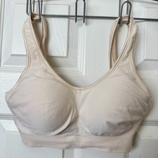 Bali Comfort Revolution Wireless Bra Light Beige Nude Medium 3488 Built-in Cups