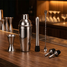 Cocktail Shake 27OZ Drink Mixer Bar Set Cocktail Bartending Tool Set 6 Pcs
