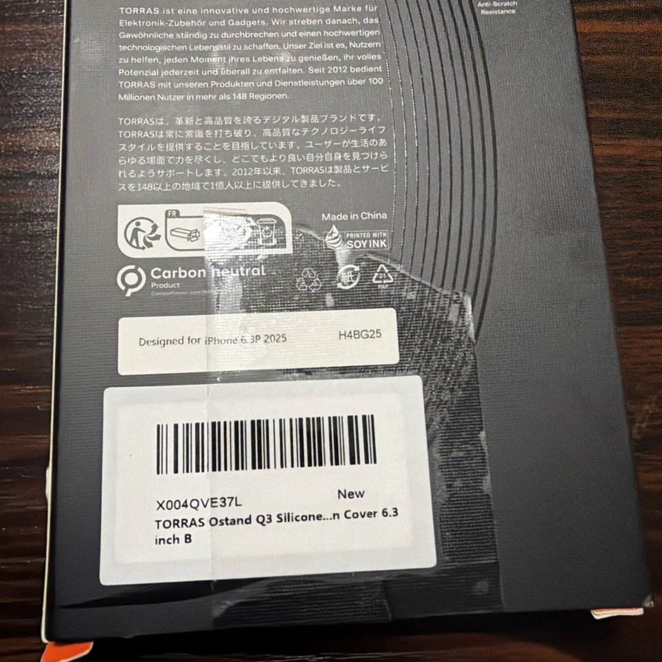 TORRAS iPhone 17 Pro Q3 Funda Silicona Magnética 360 Soporte Suave Azul Profundo 6.3” Foto 4 de 4