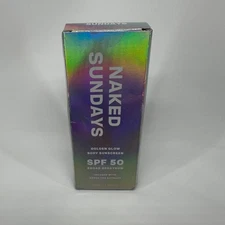 Naked Sundays Golden Glow Body Sunscreen SPF 50 3.38 Fl Oz Exp 04/10/26