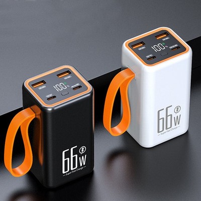 NIFFPD Power Bank  50000mAh 22W Charging & LED For Outdoor Travel And Camping