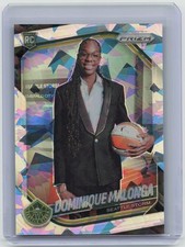 2025 Panini Prizm WNBA #144 Dominique Malonga Ice Prizms Rookie RC