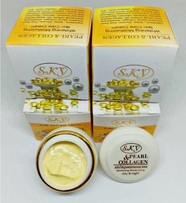 Cream Natural Collagen Reduce Dark Spot Freckles Melasma Acne Pure Face x12