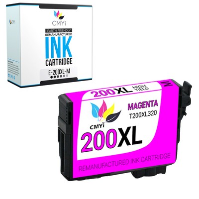 1PK CMYi Replacement 200XL Magenta Ink Cartridge for Epson Expression XP-310 400