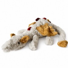 Jellycat 50cm Cream Dragon Plush Toy Golden Wing Soft Stuffed Animal