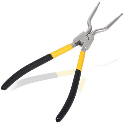 11 Inch Circlip Pliers Yellow Black Plastic Coated Handle for Tight Space Use