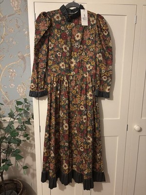 O PIONEERS CLARA GREEN FLORAL MIDI DRESS NEW WITH TAGS  SIZE 10  