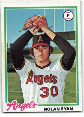 1978 Topps #400 Nolan Ryan VGEX (possibly trimmed) Angels HOF