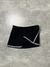 VALENTINO RED WOOL MINI SKIRT AND POCKETS