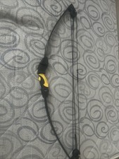 Ambidextrous Youth Size Recurve Bow No Arrows Black