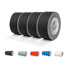 Gaffers Tape Black 4 Pack in Bulk Heavy Duty, 2" x30Yards Each, Professional ...