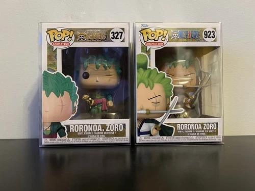Funko Pop! One Piece Bundle! Roronoa Zoro #327 & Roronoa Zoro (Swords) #923