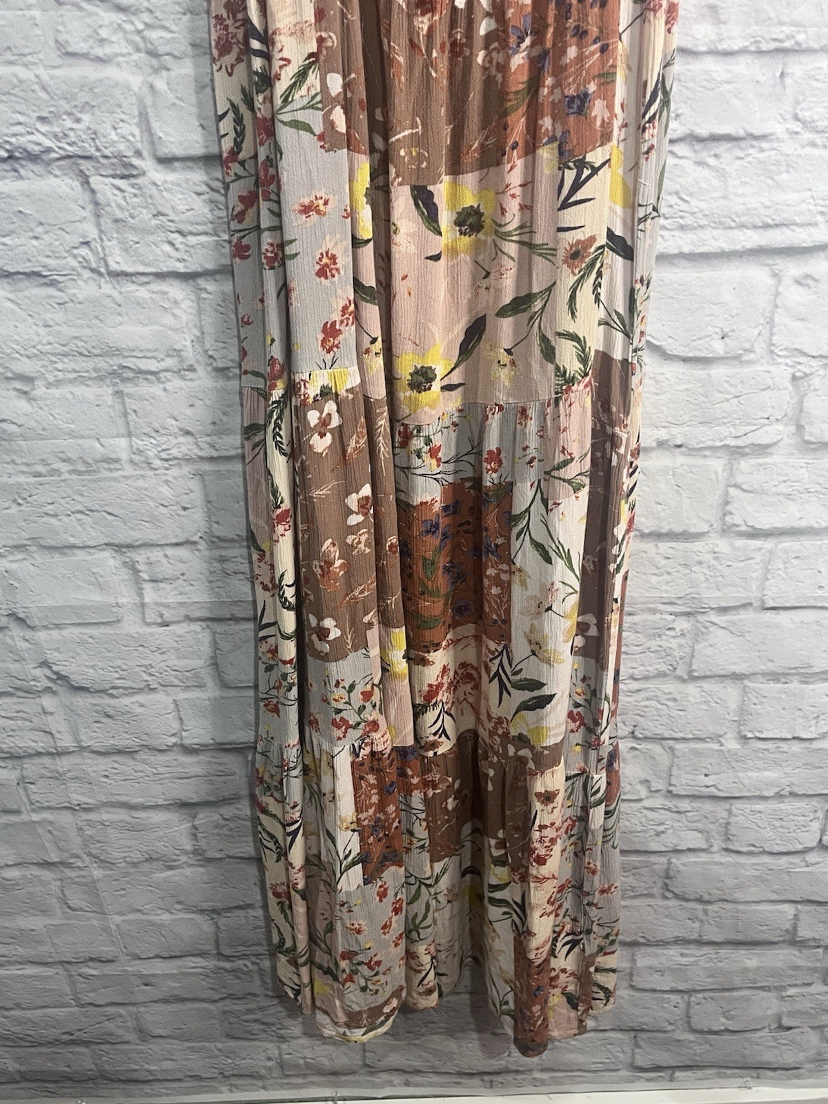 Vici Xl Printed Patchwork Adjustable Straps Dress… - image 4