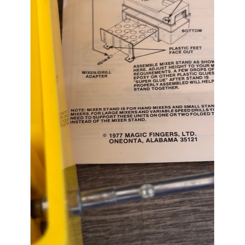 Magic Fingers New Frencher Sheller Slicer MFS712 Vintage Kitchen Gadget Complete
