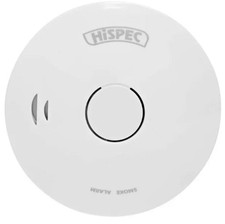 Hi-Spec 10 Year Longlife Battery Optical Smoke Alarm (Hsa/Bp/10)