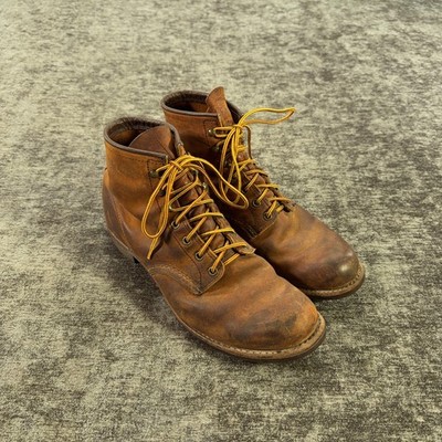 Red Wing Shoes Men 10.5D Leather Blacksmith 3343 Heritage Copper Rough Tough USA